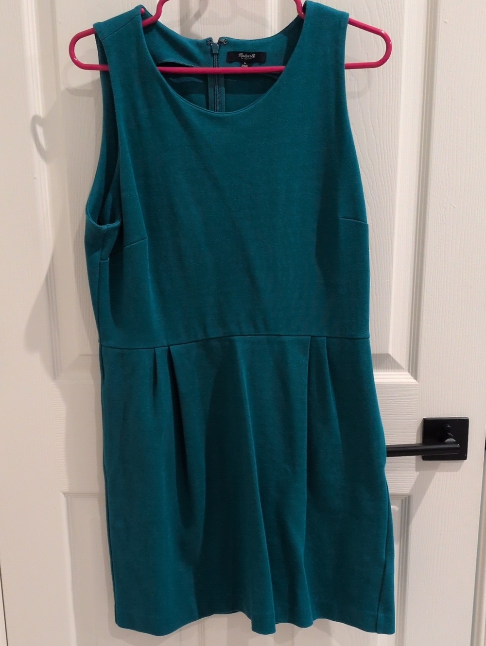 Madewell Teal Sleeveless Dress Size Large